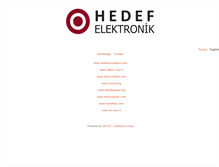 Tablet Screenshot of hedefelektronik.com.tr